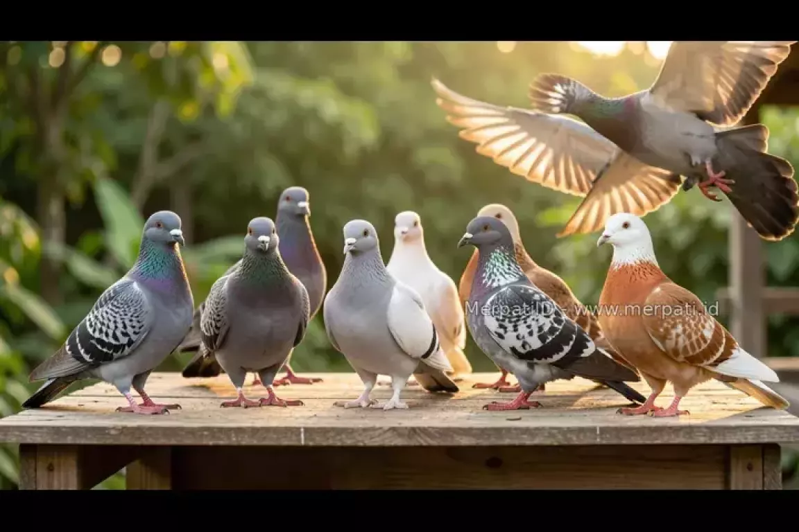 Macam-macam Warna Pada burung Merpati - MerpatiID