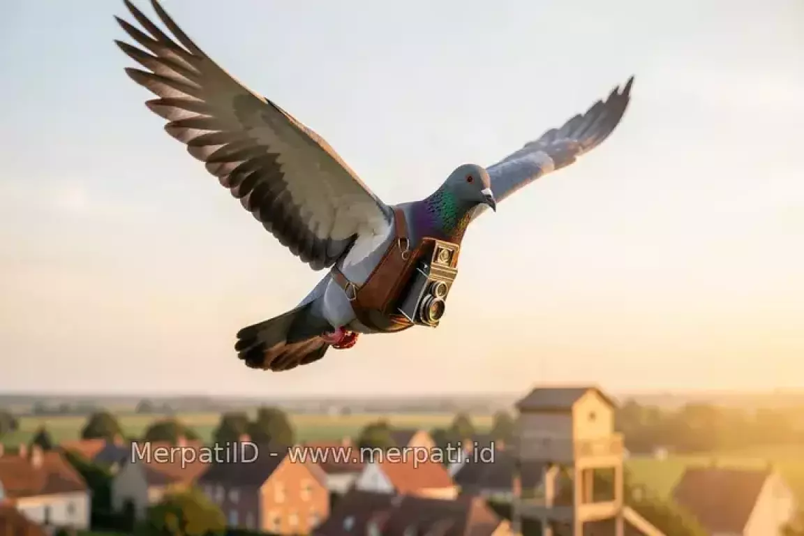 Dengan Kamera Mini, Tahun 1907 Burung Merpati Sudah Mirip Drone - MerpatiID